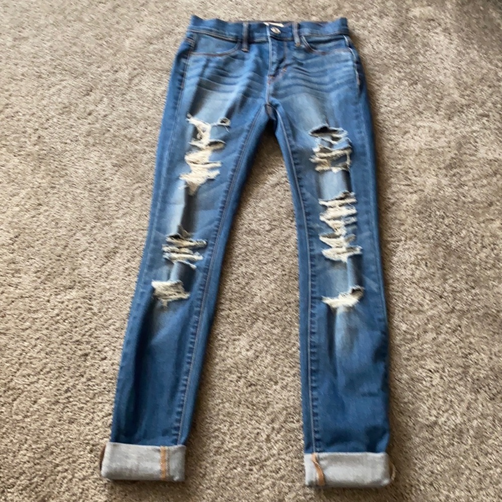 PACSUN RIPPED DENIM JEGGINGS SIZE 23